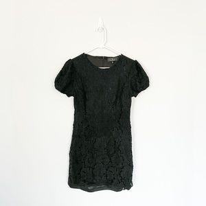 Lulu's Black Lace Dress